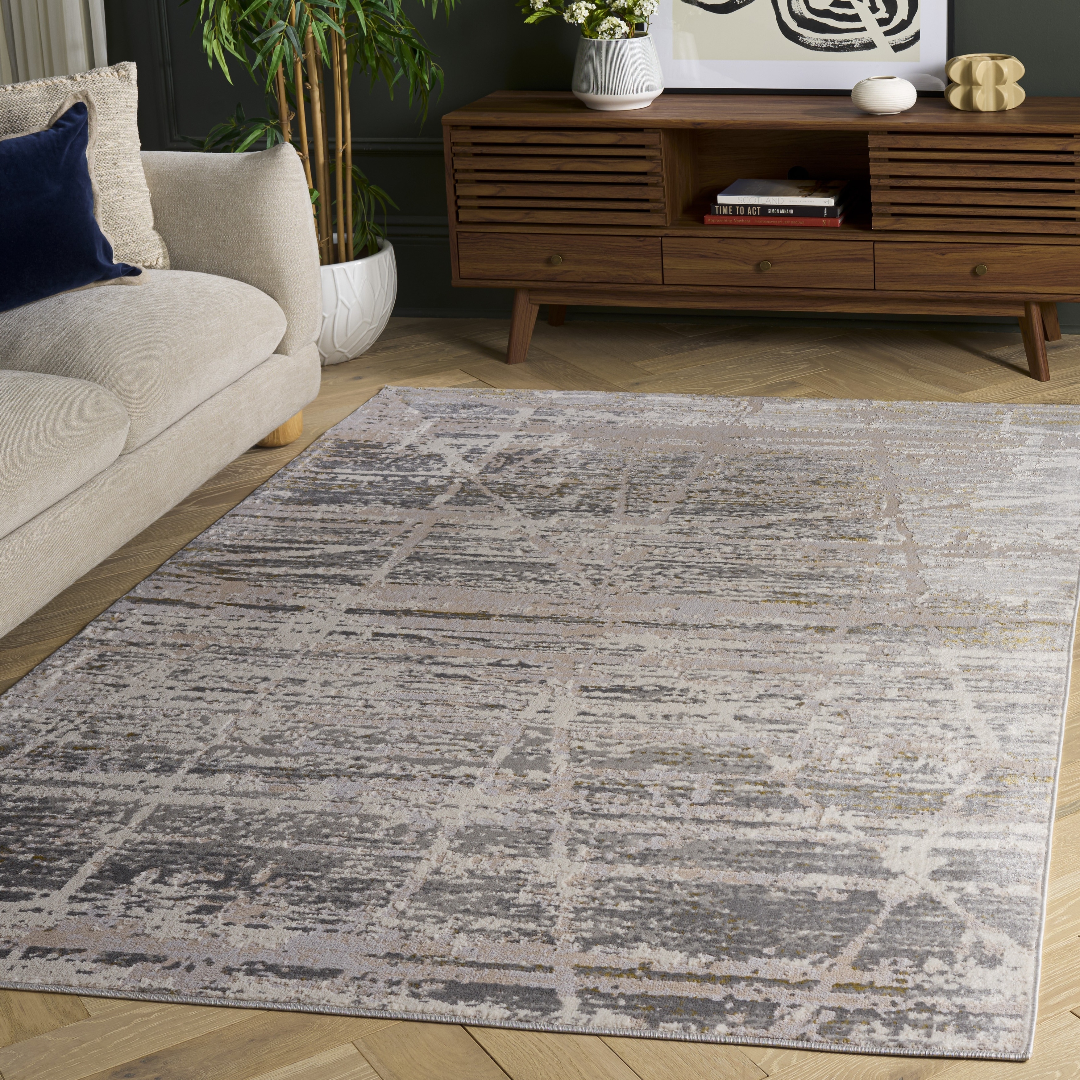 SAFAVIEH Palma Porgunnur Modern Abstract Area Rug