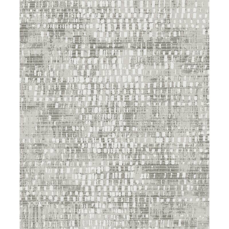 Seabrook Designs Nimbus Faux Non-Woven Unpasted Wallpaper - 20.9 in W x 33 ft. L - Fog