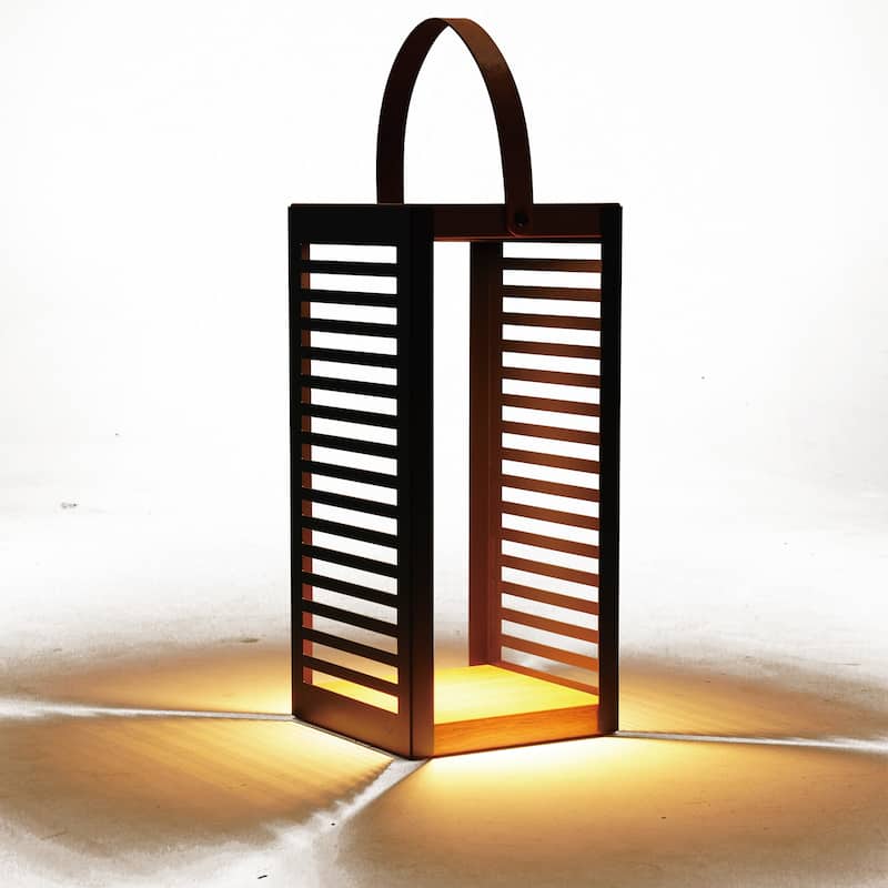 Outdoor Floor Lamp Solar Powered Light with Handle - Small