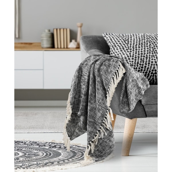 Black fringe 2025 blanket
