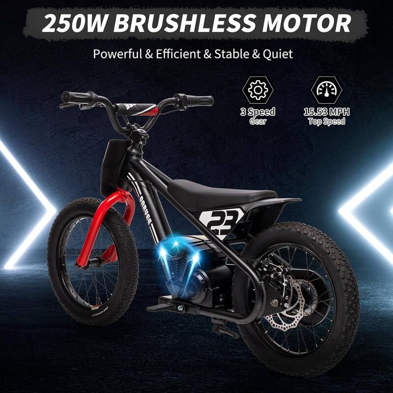 Kids Electric Dirt Bike, Electric Balance Bike for Kids Ages 6-12 Best Gift