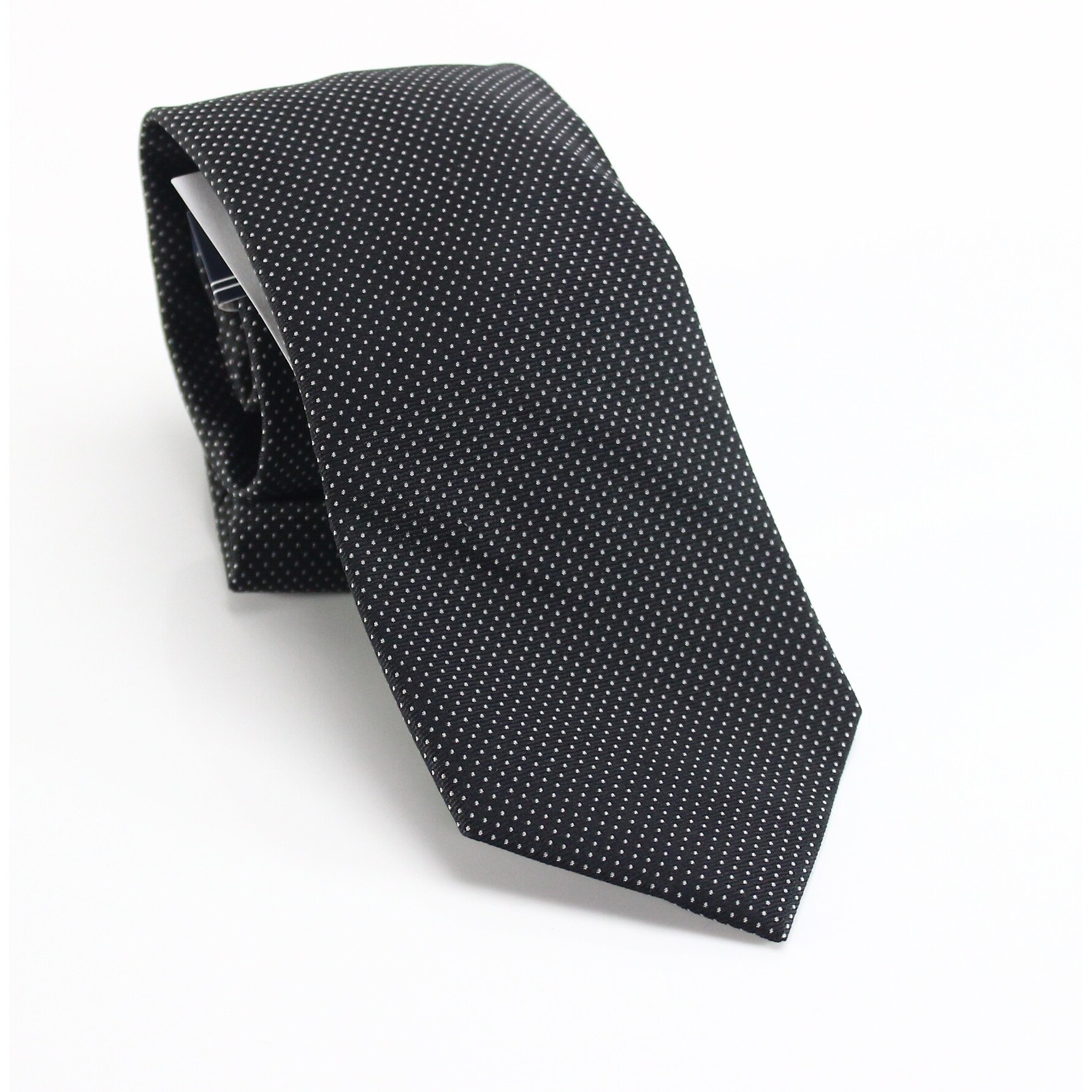 Nautica Mens Mini Gingham Silk Neck Tie Yellow