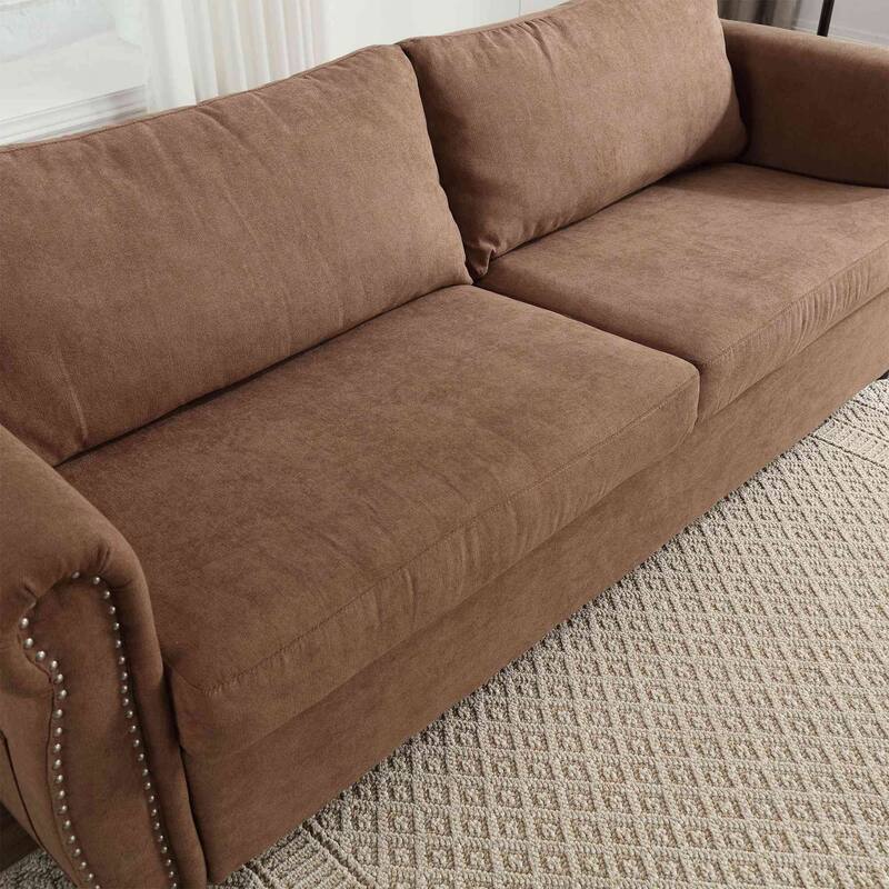 80.7 "2-in-1 sofa bed, living room sofa, with large mattress