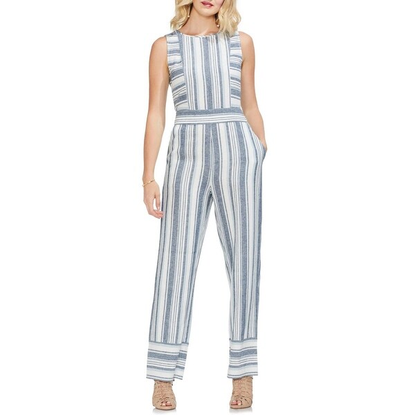 vince camuto jumpsuit white