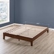preview thumbnail 57 of 55, Grand Solid Wood 12-inch Platform Bed Frame by Crown Comfort