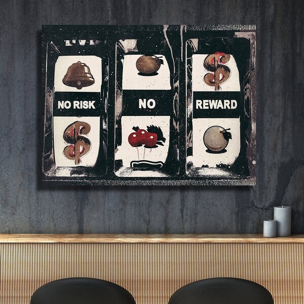 IKONICK No Risk. No Reward. Canvas Art