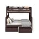 preview thumbnail 17 of 26, Taylor & Olive Trillium Twin over Full Bunk Bed, 2 Drawers