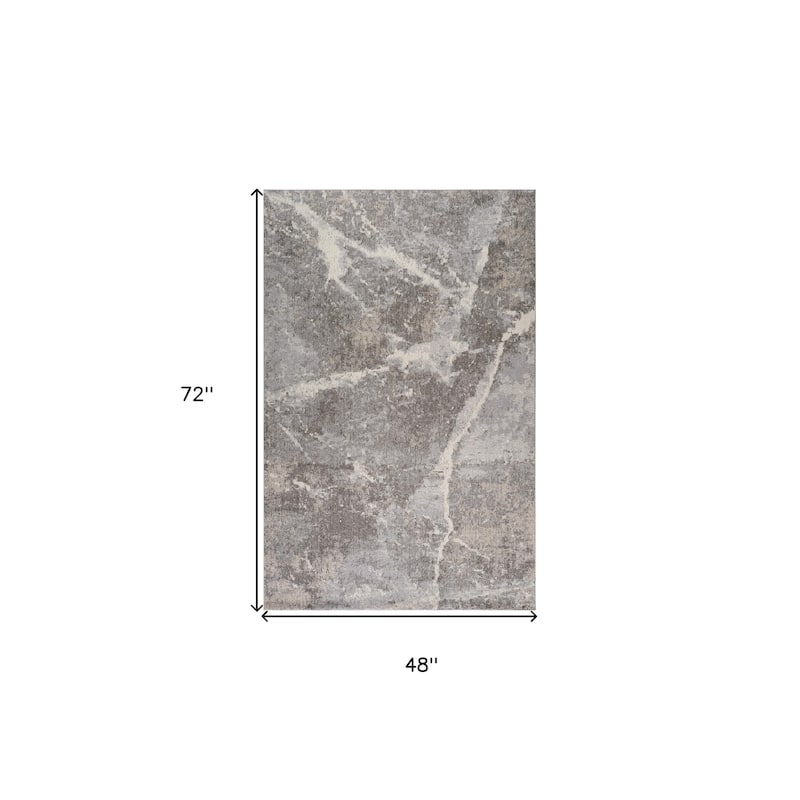 Boho Abstract Stain Resistant Woven Durable Area Rug By HomeRoots