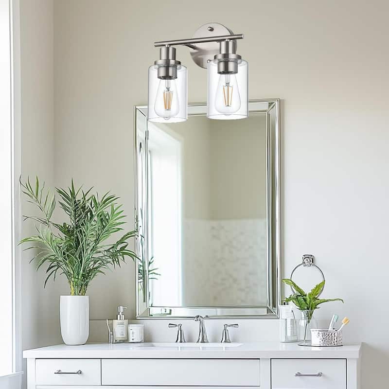 2-Light Bathroom Light Fixtures