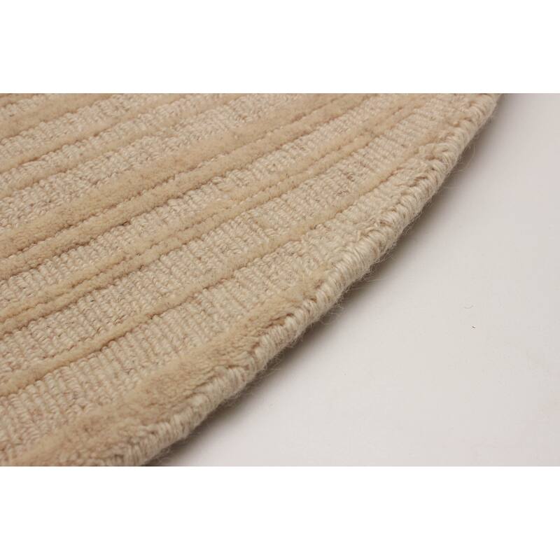 Kashkuli Gabbeh Beige Rug 5'2" x 5'2" - 5'2 x 5'2