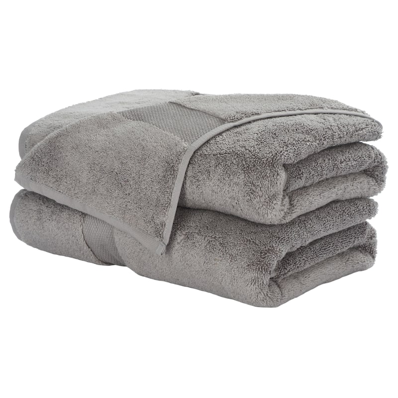 SAFAVIEH Super Plush Bath Towel (Set of 2) - 27" W x 54" H