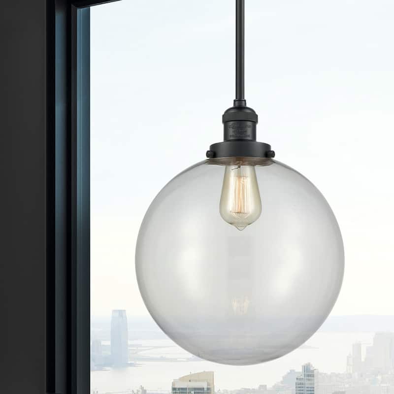 Innovations Lighting Franklin Restoration Beacon - 1 Light 12" Stem Hung Mini Pendant