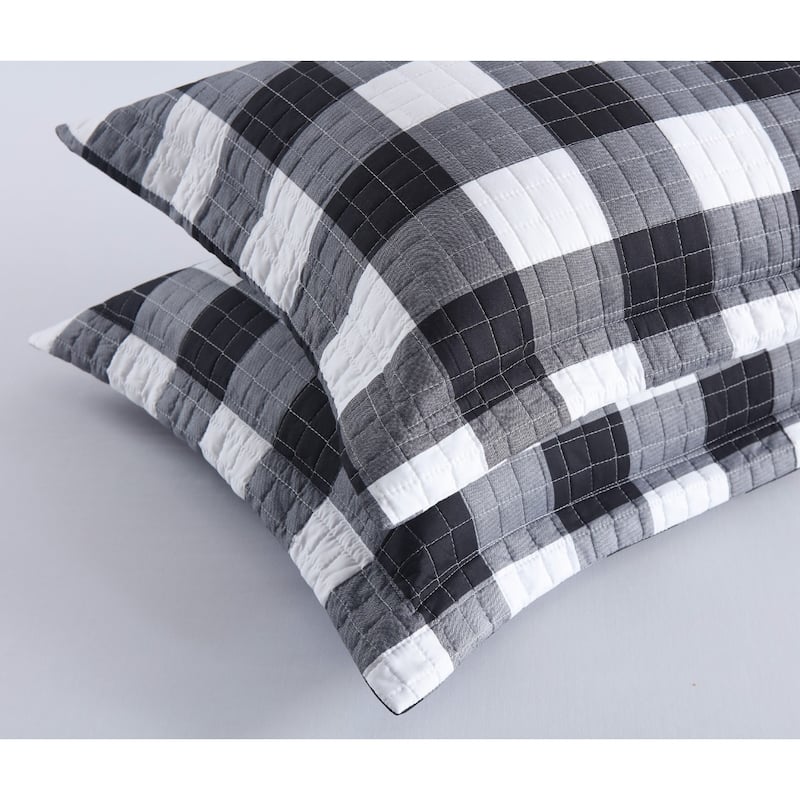 MarCielo Buffalo Pillow Sham Microfiber Pillow Shams BP01