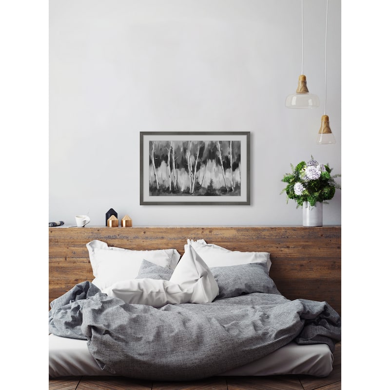 Shady Woods Framed Print