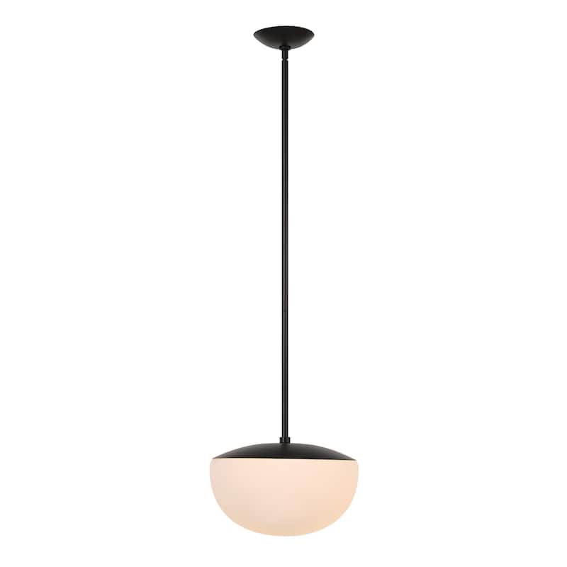 Aditi 71" Height Ceiling Fixture, Milk White - 13.75 x 8.5 x 13.75