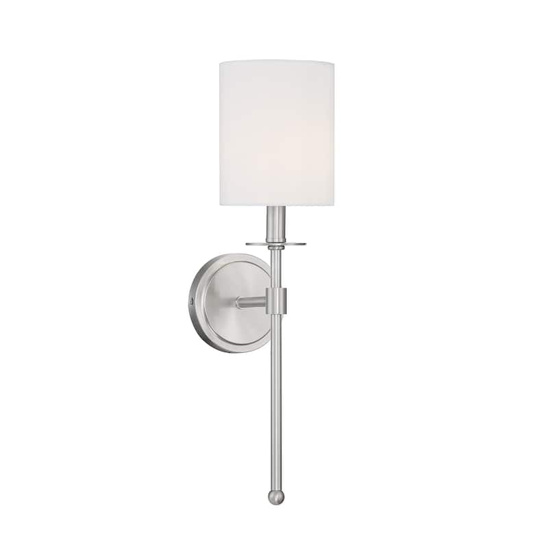 Meridian M90057 20" Tall Wall Sconce - Brushed Nickel