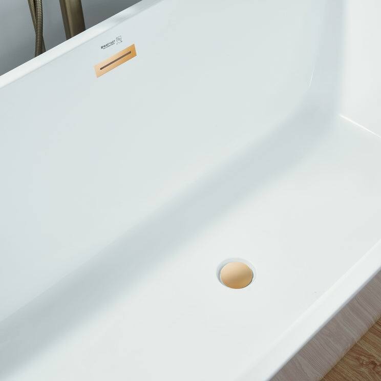 Vanity Art 67" Freestanding Acrylic Bathtub