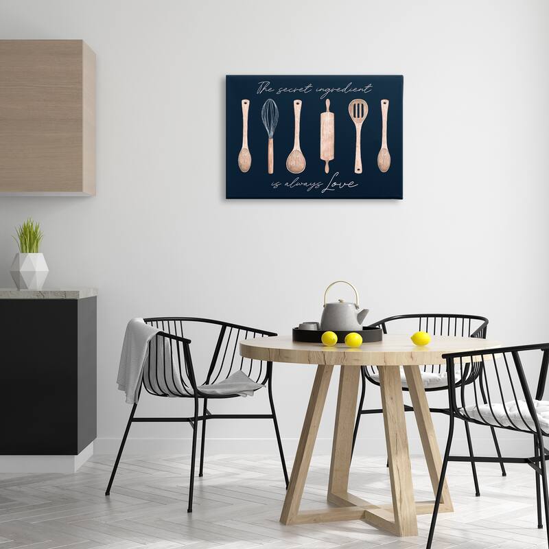 Stupell Secret Ingredient Always Love Canvas Wall Art Design By Lux + Me Designs