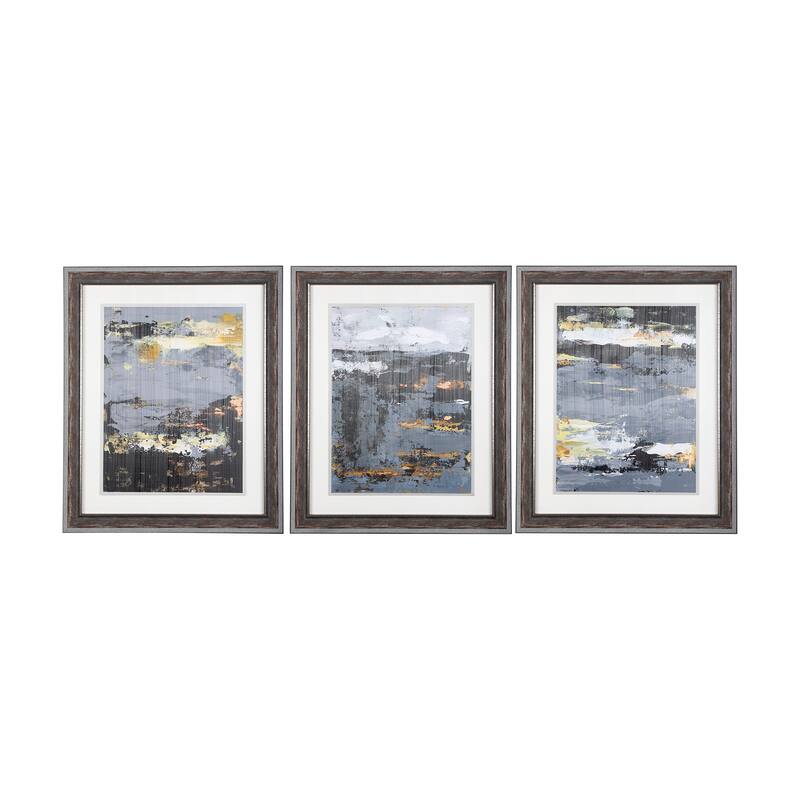 Silver And Gold Inspiration III Framed Art Print