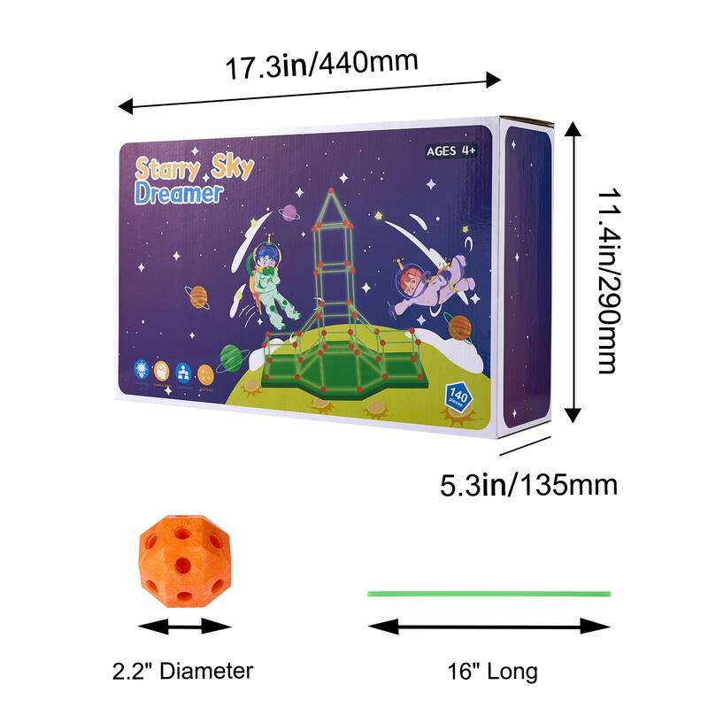 Fort Building Kit for Kids, Educational Gift for 4 5 6 7 8+ Year Old Boys & Girls, Indoor Outdoor Play Tent Construction Toys