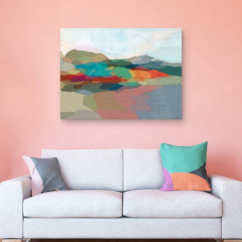 Strata I by Michael Tienhaara Canvas Art Print