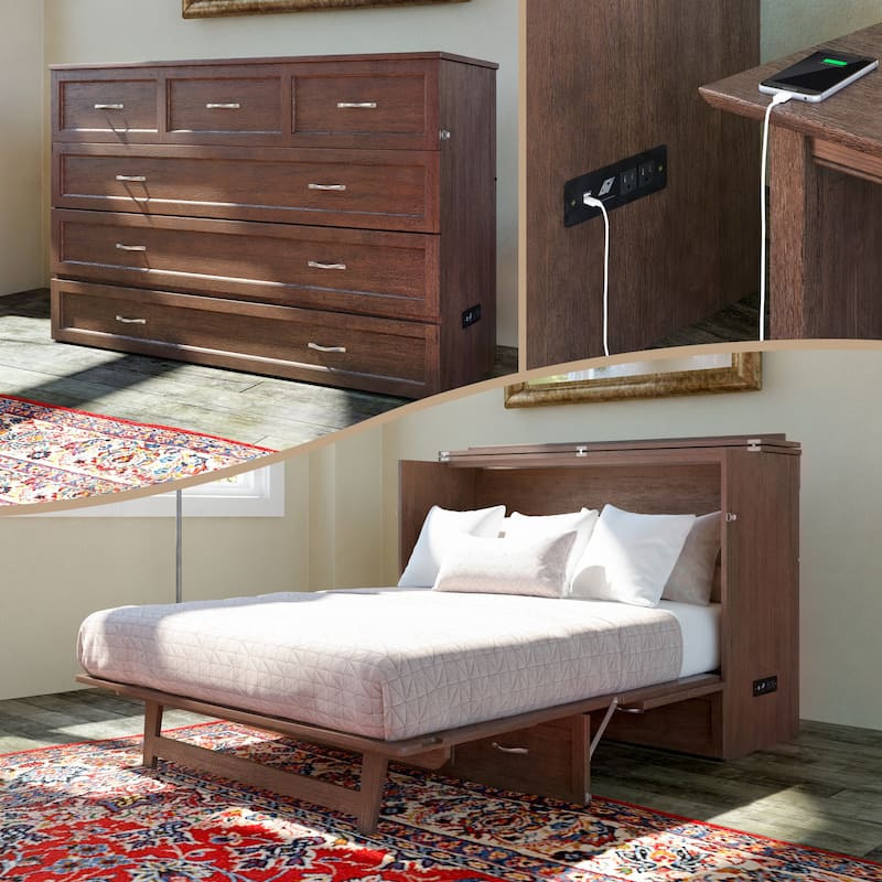Deerfield Murphy Queen Bed Chest with Mattress