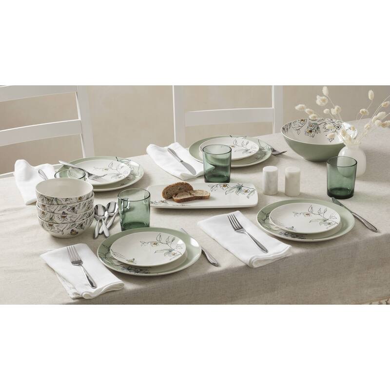 Oneida Stackables Drinkware, Set of 6, Tall Glasses - 6-Piece Tall: 4" H x 3.5" Round; 14 fl. oz.