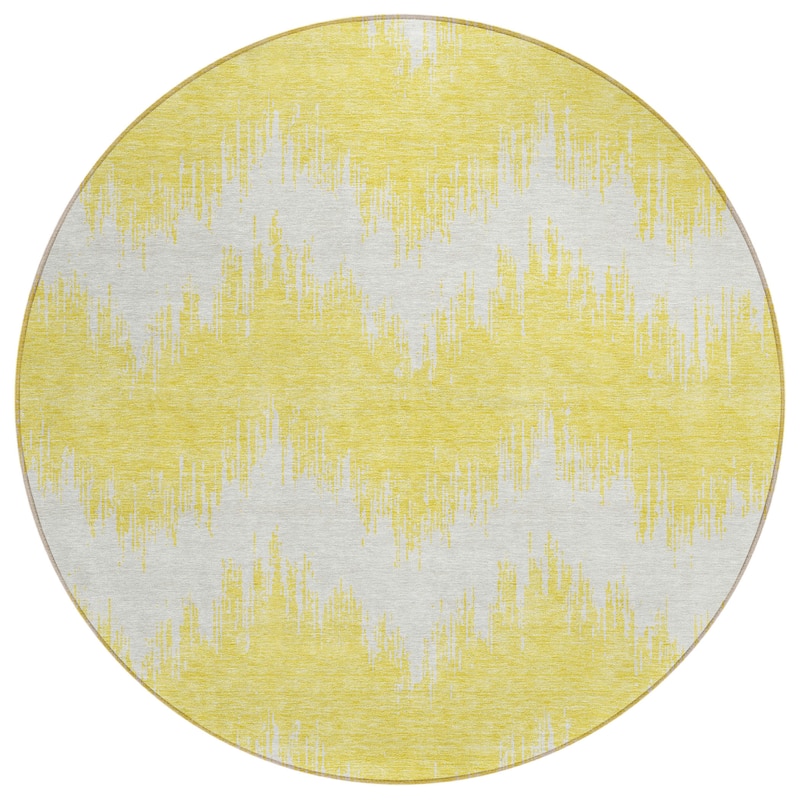 Machine Washable Indoor/ Outdoor Chantille Chevron Modern Rug