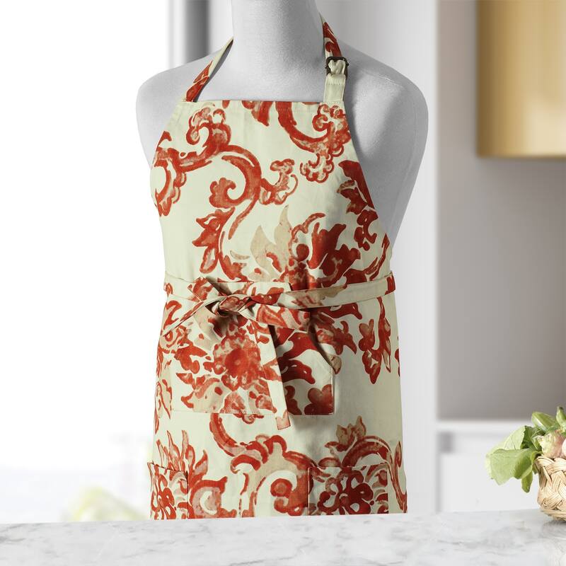 Exclusive Fabrics Indonesian Printed Cotton Apron - 27 X 34