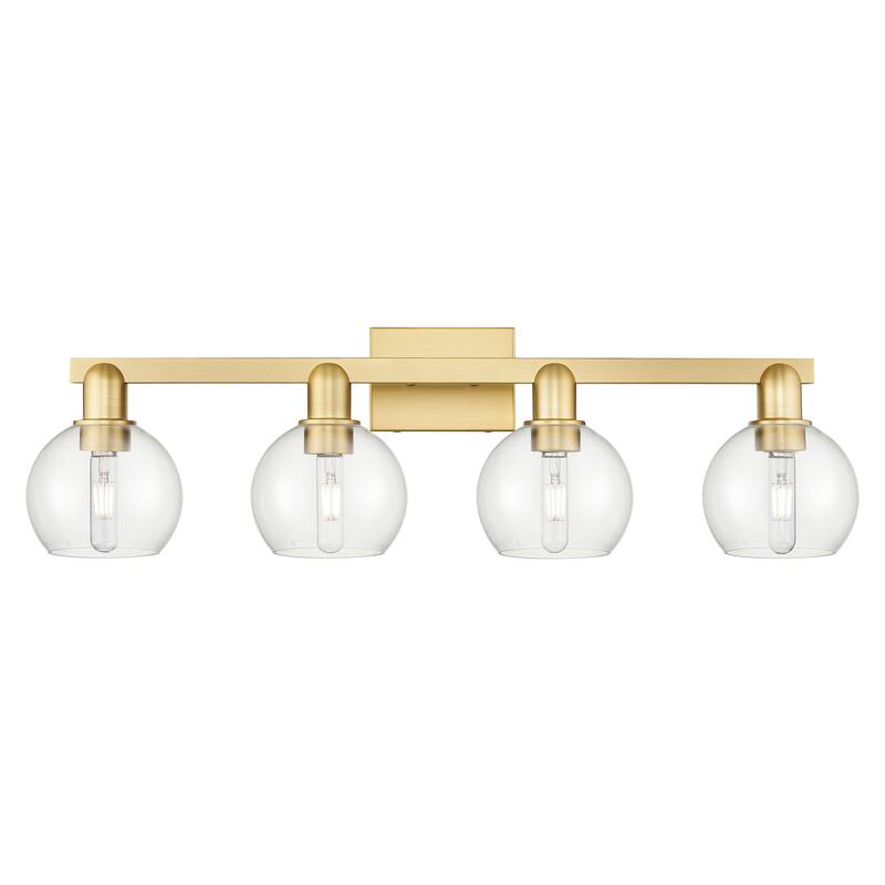 Innovations Lighting Endless Possibilities Arcadia - Athens - 4 Light 33" Bath Vanity Light - Clear/Satin Gold