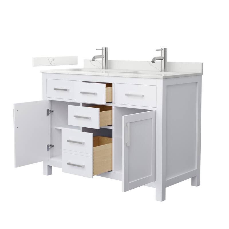 Wyndham Collection WCG2424-48D-QTZ-UNSMXX Beckett 48" Free Standing