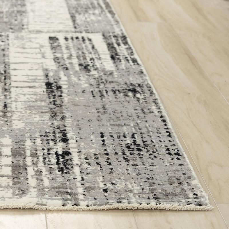 Alora Decor Aurora Transitional Abstract Wool/Tencel Area Rug