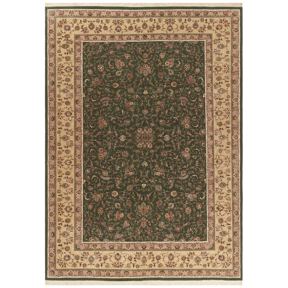 SAFAVIEH Couture Hand-knotted Tabriz Floral Pantxika Traditional Oriental Wool