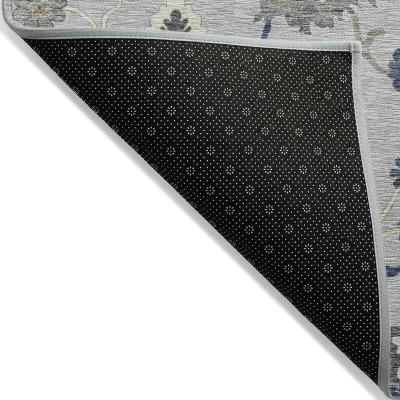 Machine Washable Indoor/ Outdoor Chantille Kashan Traditonal Rug