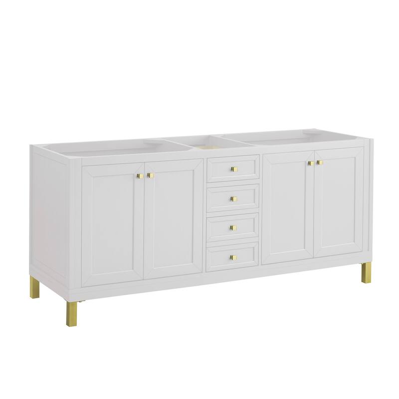 James Martin Vanities 503-V72-3CSP Chicago 72" Free Standing Double