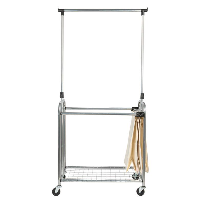 Household Essentials 3-Bag Laundry Sorter with Clothes Rack - 19.3"L x 33.1"W x 69.0"H