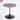 31.5-Inch Black and Walnut Tulip Table - Mid-Century Dining Table