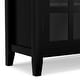 preview thumbnail 8 of 16, WYNDENHALL Stratford Solid Wood Transitional Medium Storage Cabinet - 38"w x 16.1"d x 40.6" h
