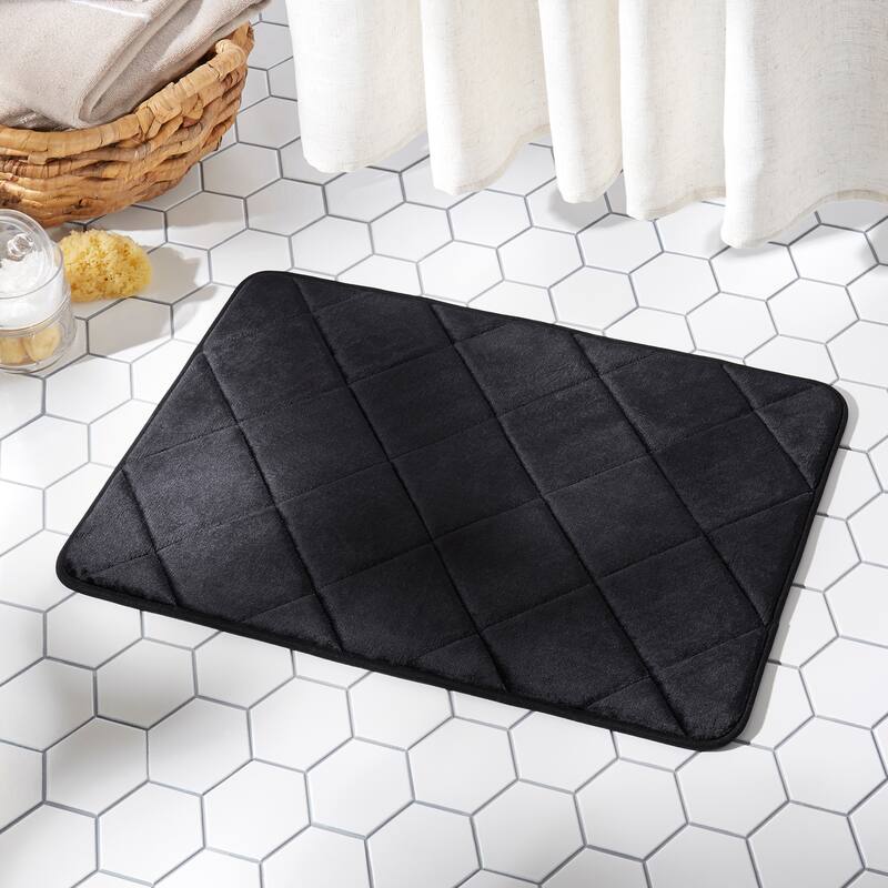 Home Dynamix Capri Haven Machine Washable Memory Foam Bath Mat