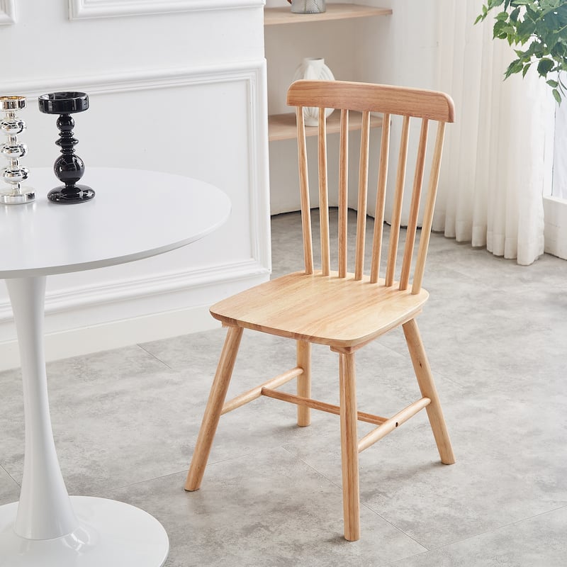 4 Pieces of Dining Chair,Rubber Wood Material, Dining Chair, Solid Wood Chair, Solid Wood Dining Table Chair, Living Room Chair