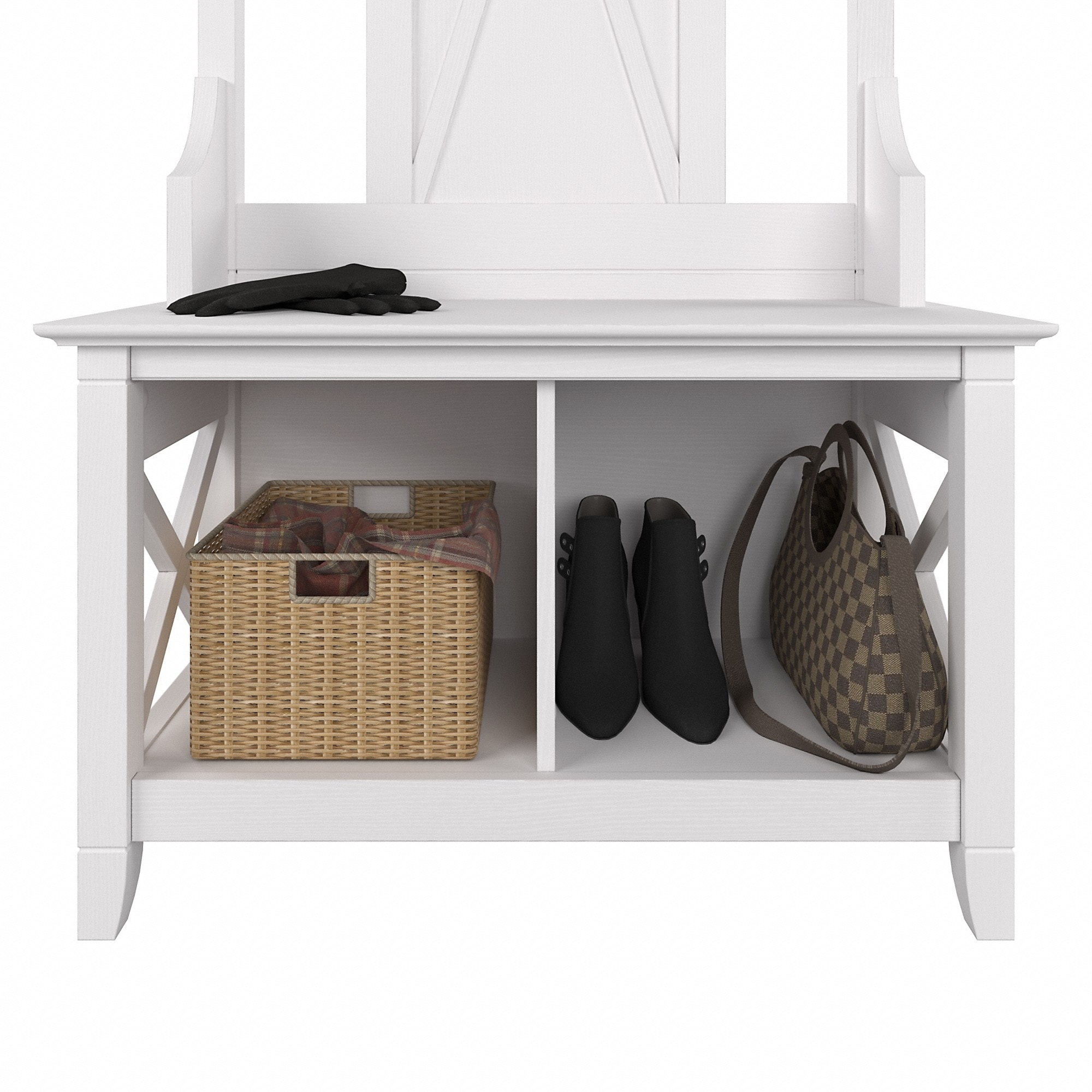 Key West Entryway Storage Set with Armoire Cabinet by Bush Furniture - On  Sale - Bed Bath & Beyond - 34238054