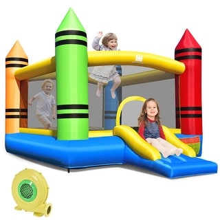 Costway Inflatable Bounce House Kids Jumping Castle w/ Slide Ocean - See Details