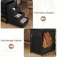 preview thumbnail 60 of 72, L Shaped Computer Desk 5 fabric Drawers Gaming Desk Storage Shelf