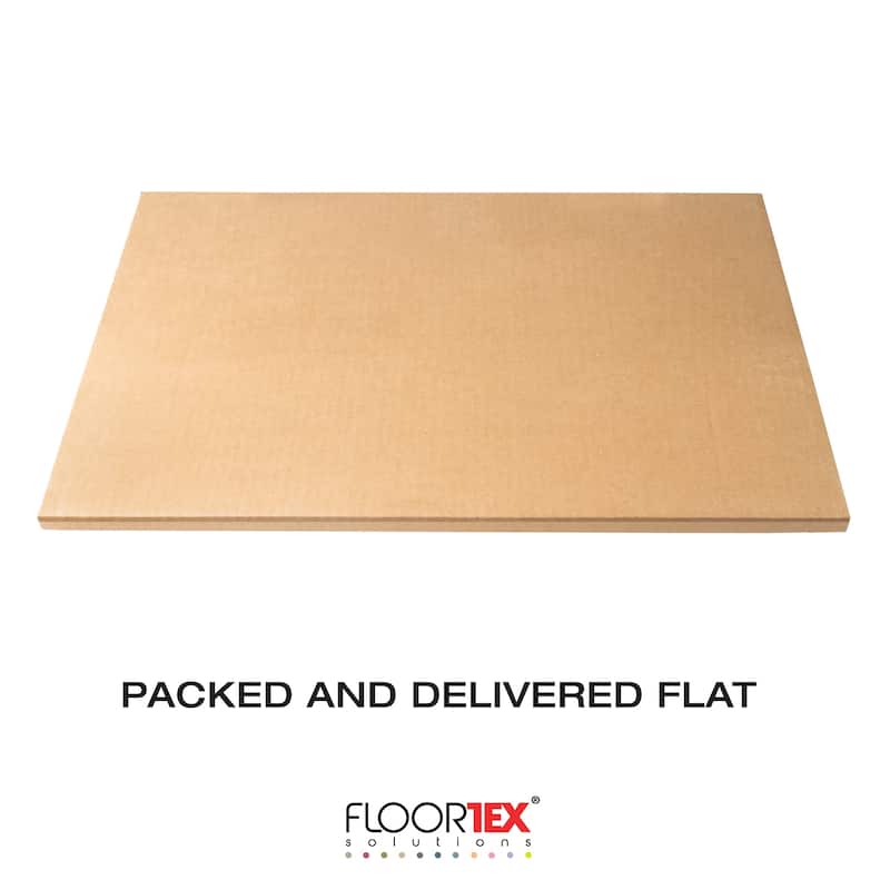 Glaciermat® Heavy Duty Glass Chair Mat for Hard Floors & Carpets - 48" x 60"