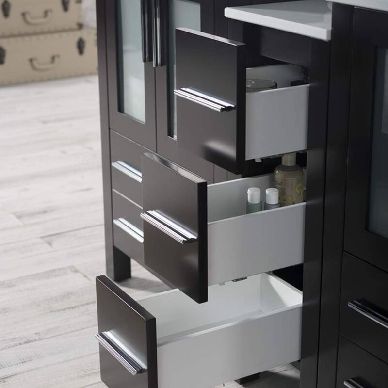Blossom Sydney 60" Solid Wood Bathroom Vanity Double Sink with Cabinet