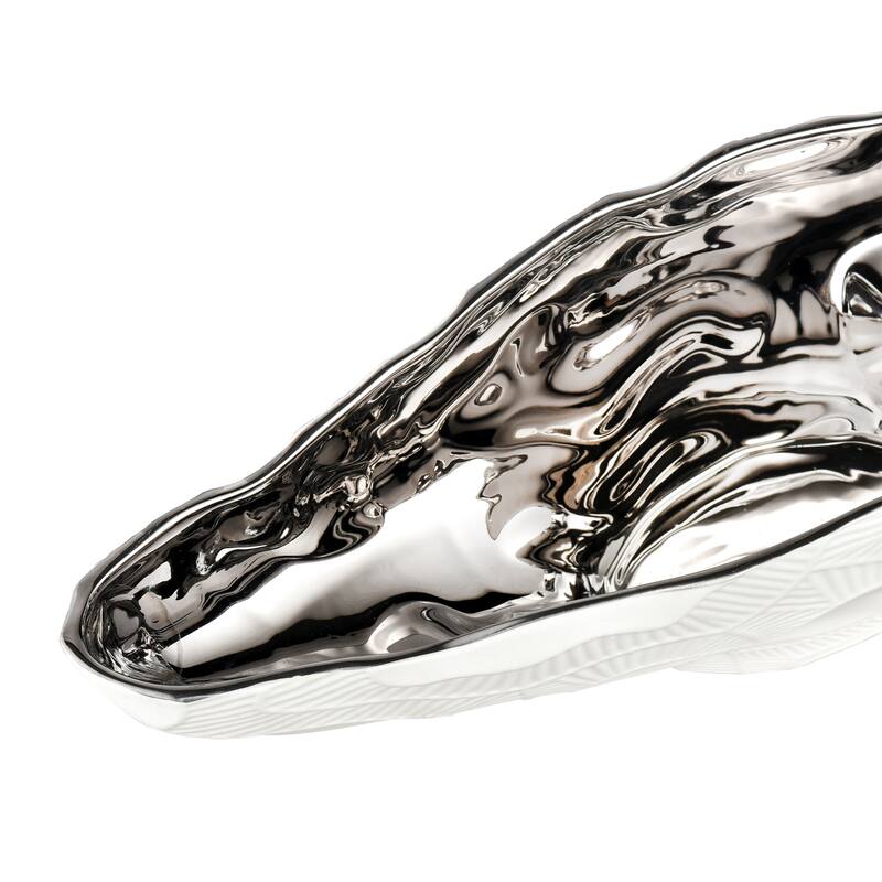 Elk Home Halford Matte White Earthenware 17.75 Inch Wide Bowl