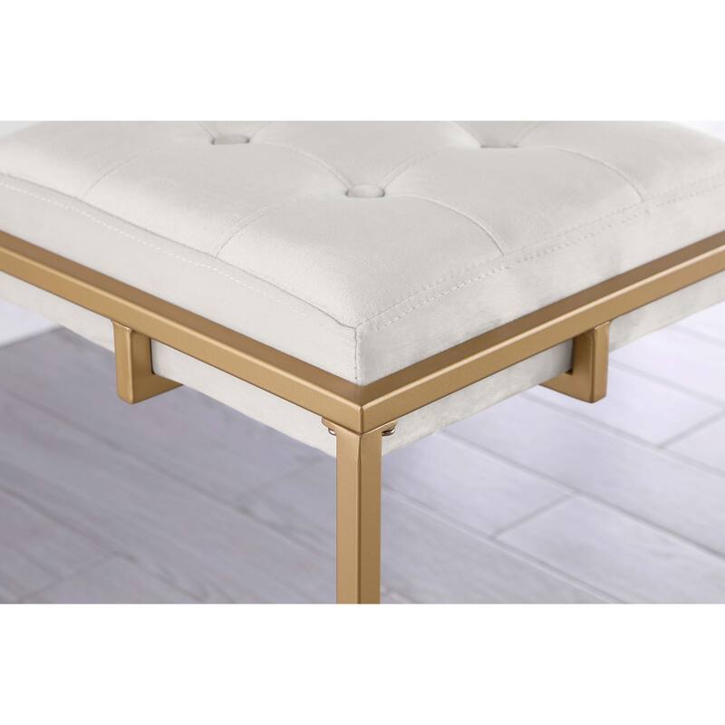 Nadia Upholstered Backless Stool (Set of 2)