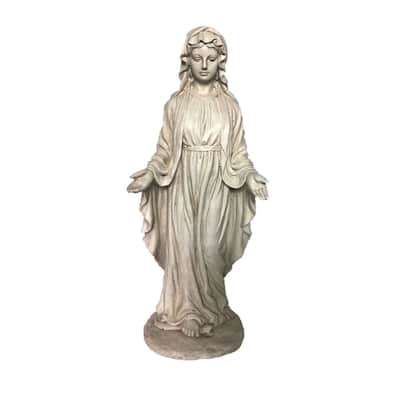 30" Cold Cast Virgin Mary
