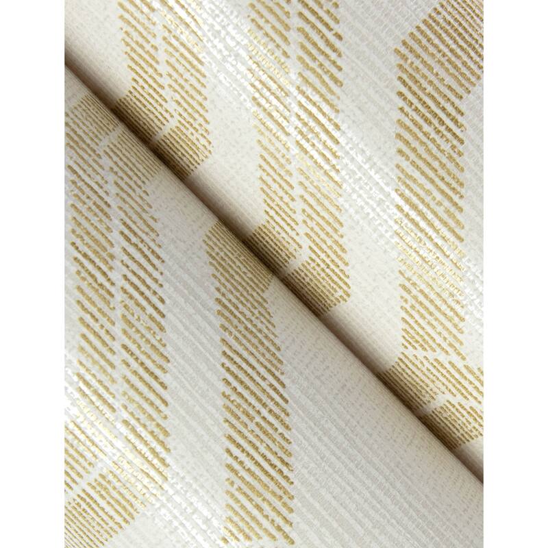 A-Street Prints Burton Gold Modern Ogee Wallpaper