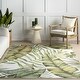 preview thumbnail 6 of 10, Nuloom Cyra Splashguard Graphic Machine Washable Area Rug